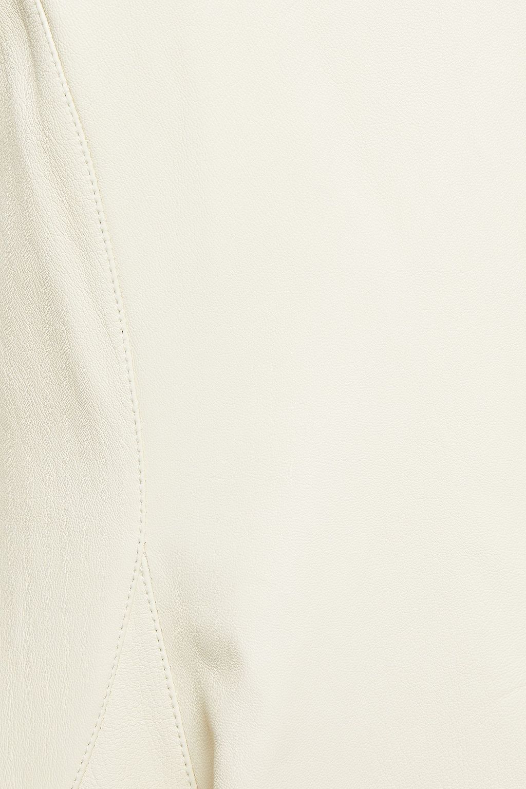 GENTRYPORTOFINO Gathered textured-leather maxi dress