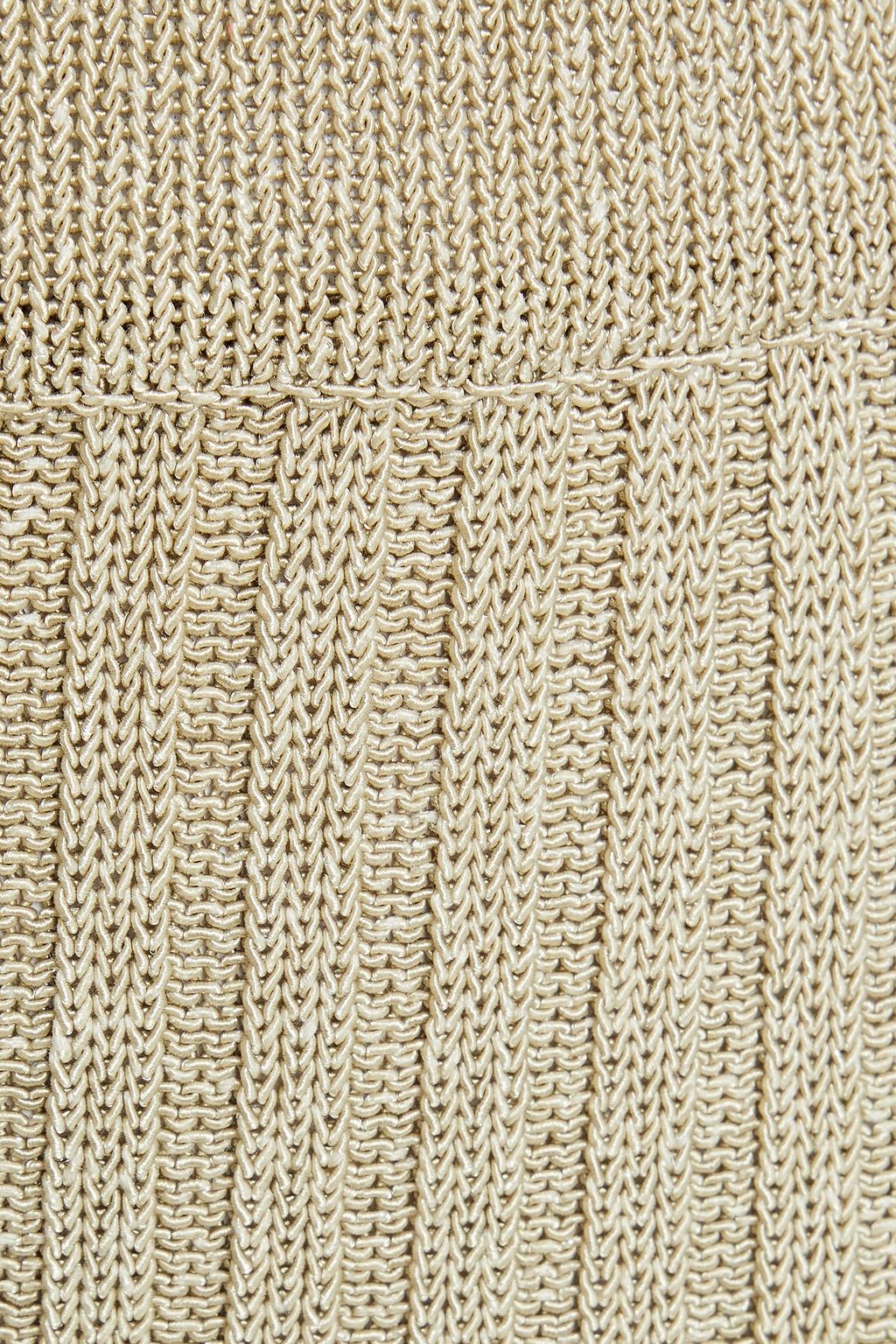 SEE BY CHLOÉ Split-front ribbed-knit midi pencil skirt