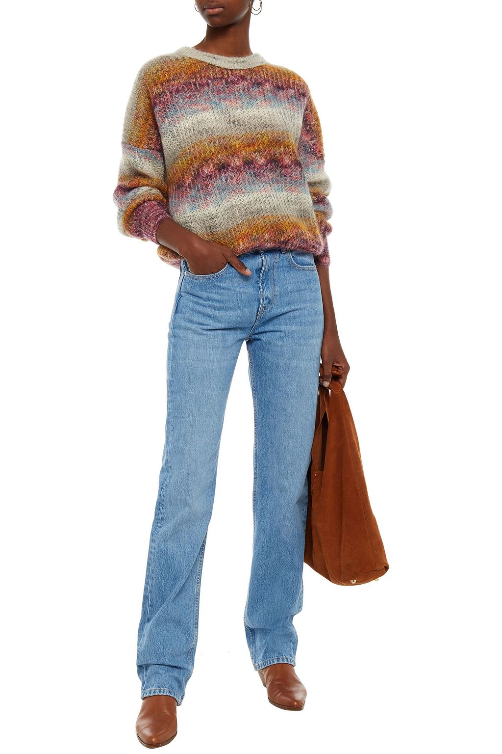 IRO Slate high-rise slim-leg jeans