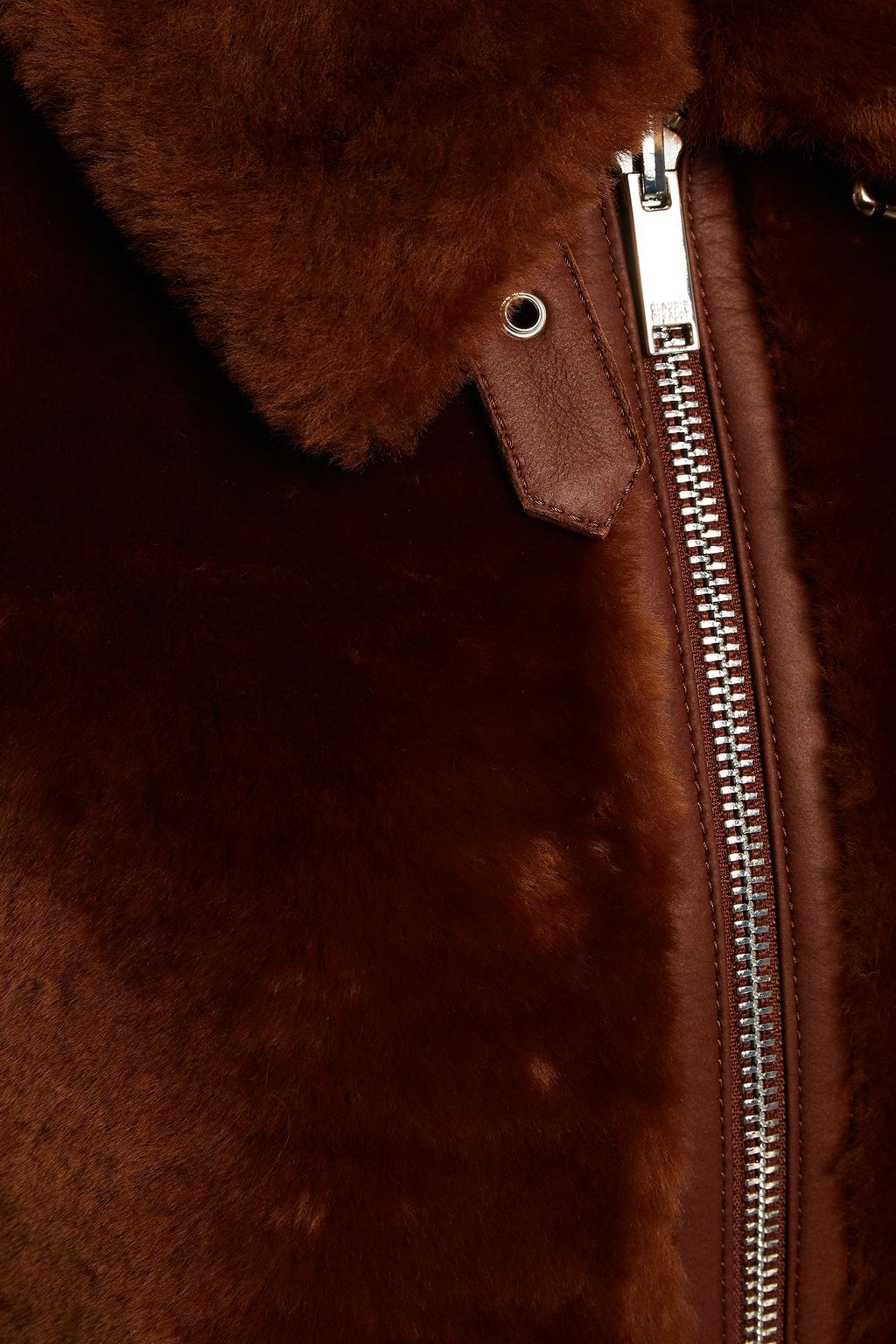 CLAUDIE PIERLOT Reversible shearling coat