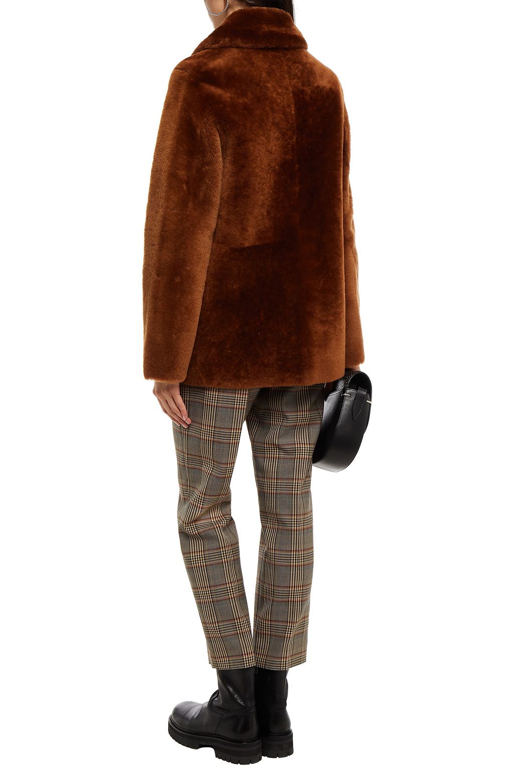 CLAUDIE PIERLOT Reversible shearling coat