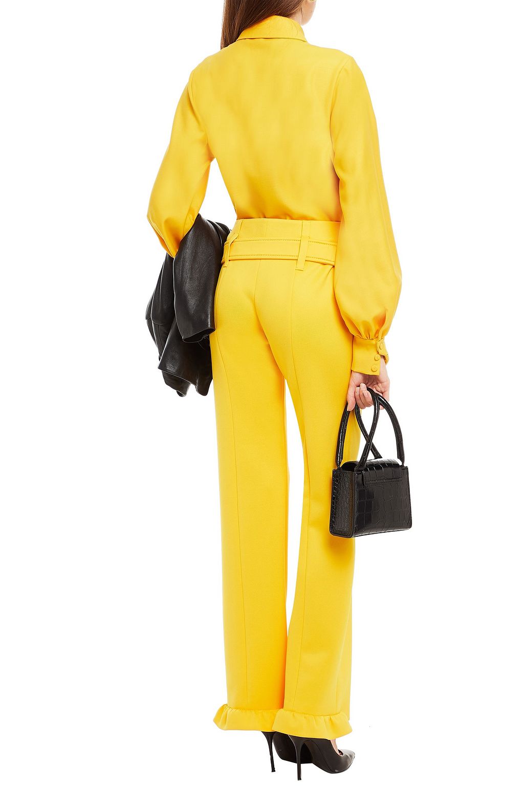 PRADA ストレッチジャージー ストレートレッグ パンツ