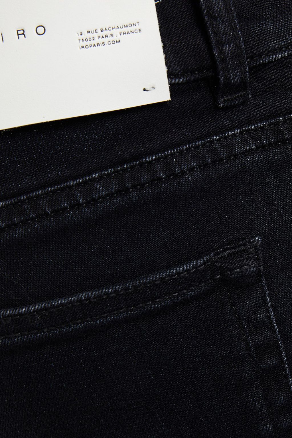 IRO Uphall distressed mid-rise skinny jeans