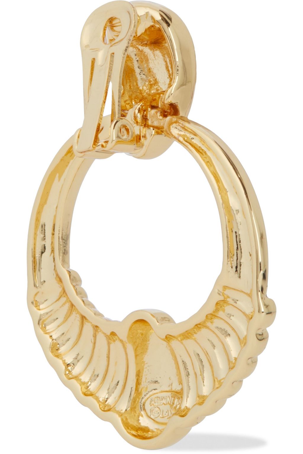 KENNETH JAY LANE Gold-tone clip earrings