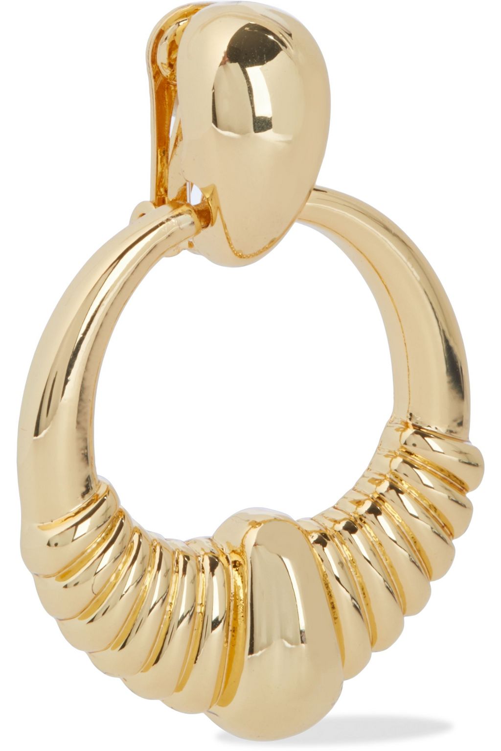 KENNETH JAY LANE Gold-tone clip earrings
