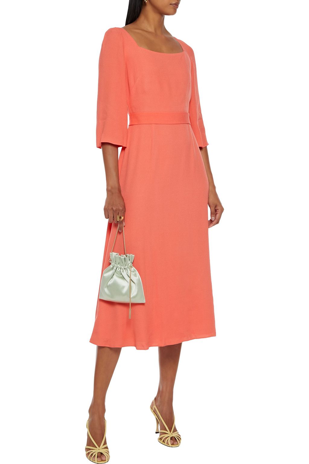 GOAT Jubilee crepe midi dress