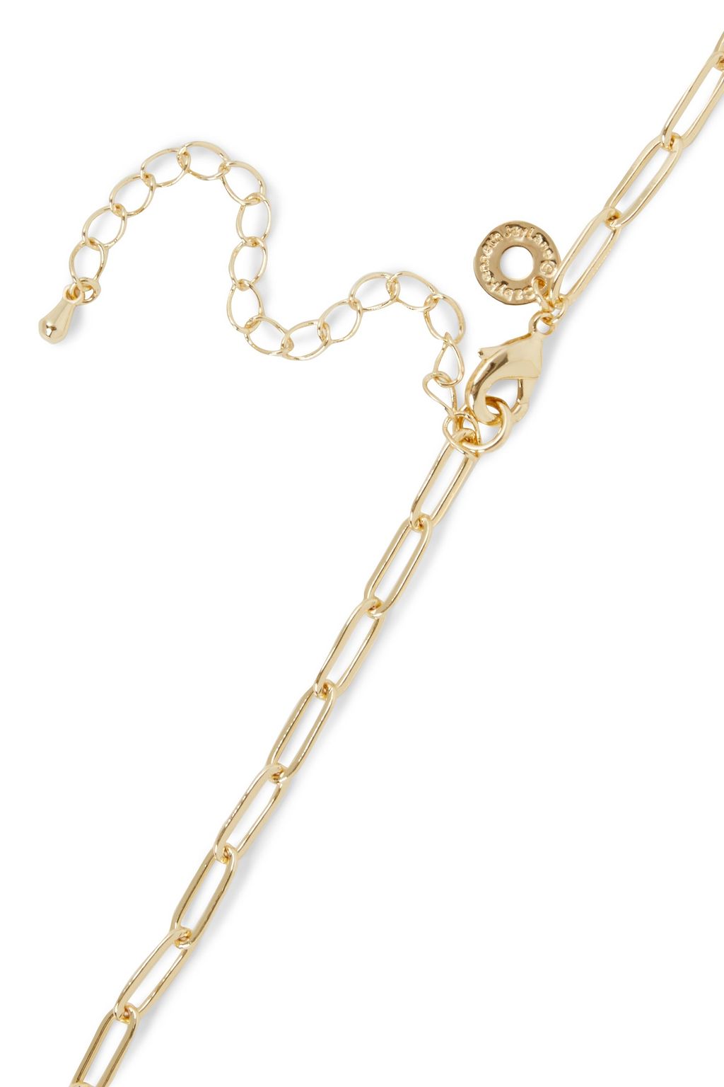 CZ BY KENNETH JAY LANE Gold-tone crystal necklace