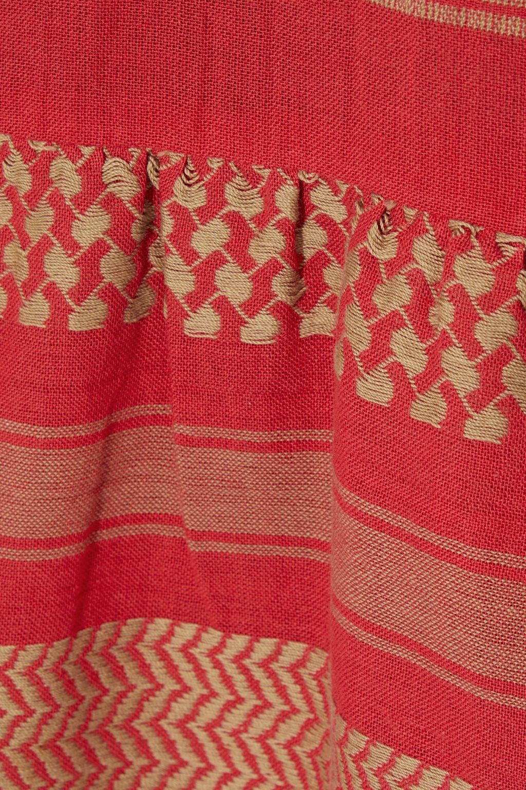 SUMMERY COPENHAGEN Cotton-jacquard mini dress