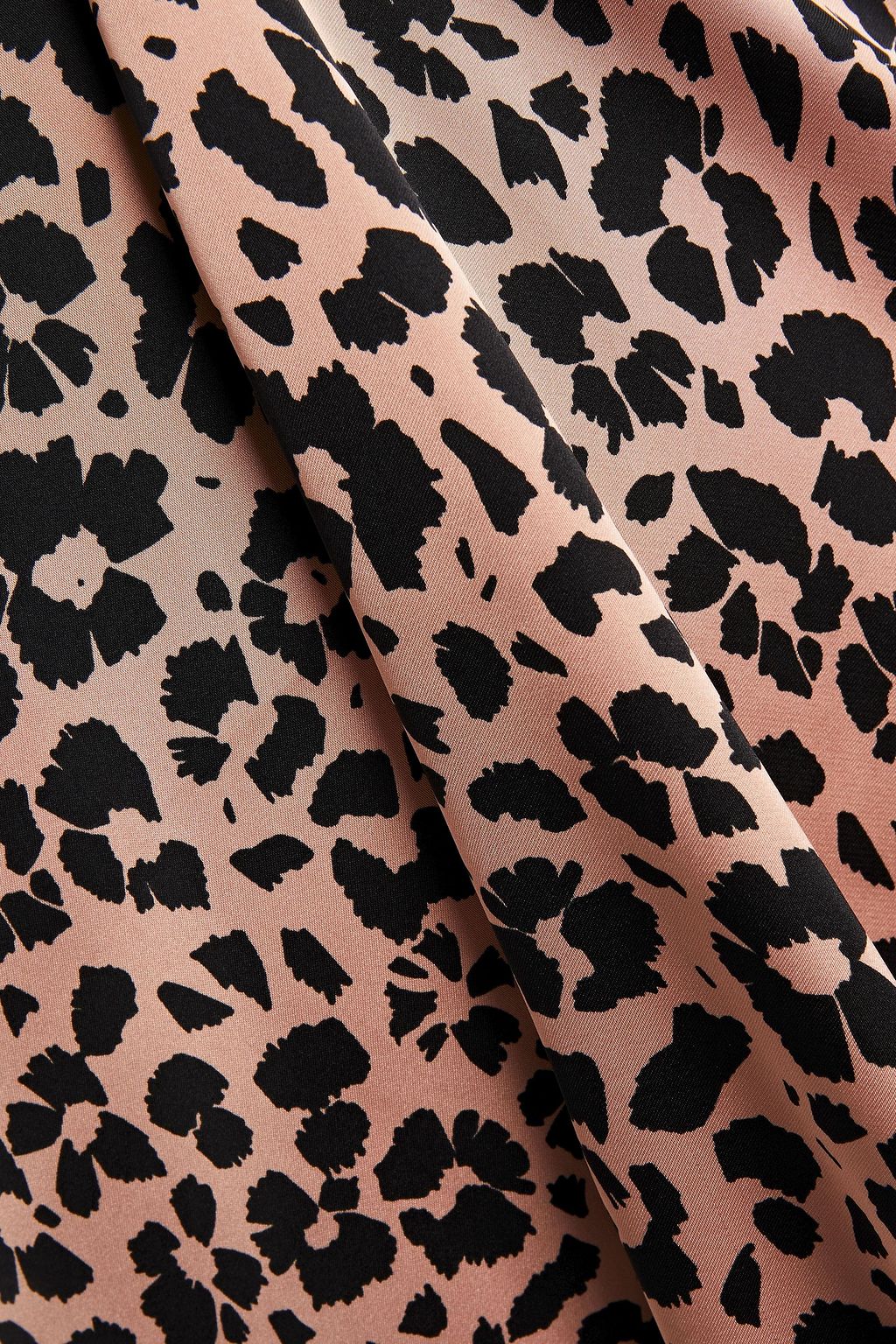CLAUDIE PIERLOT Reyna leopard-print satin mini dress
