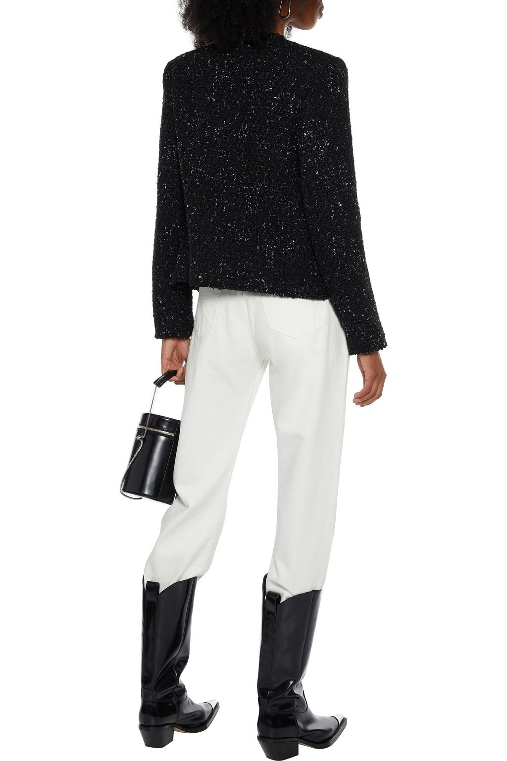IRO Aurel double-breasted bouclé jacket
