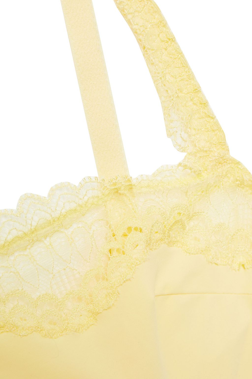 SIMONE PÉRÈLE Lace-trimmed stretch-jersey underwired bra