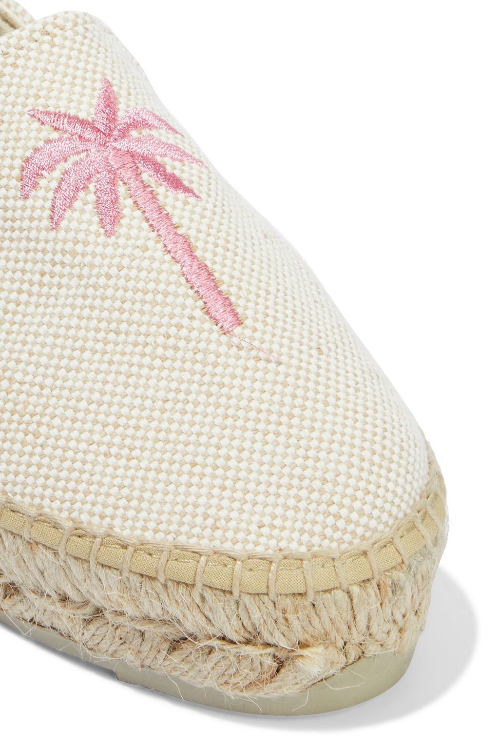 MANEBÍ Palm Springs embroidered canvas espadrilles