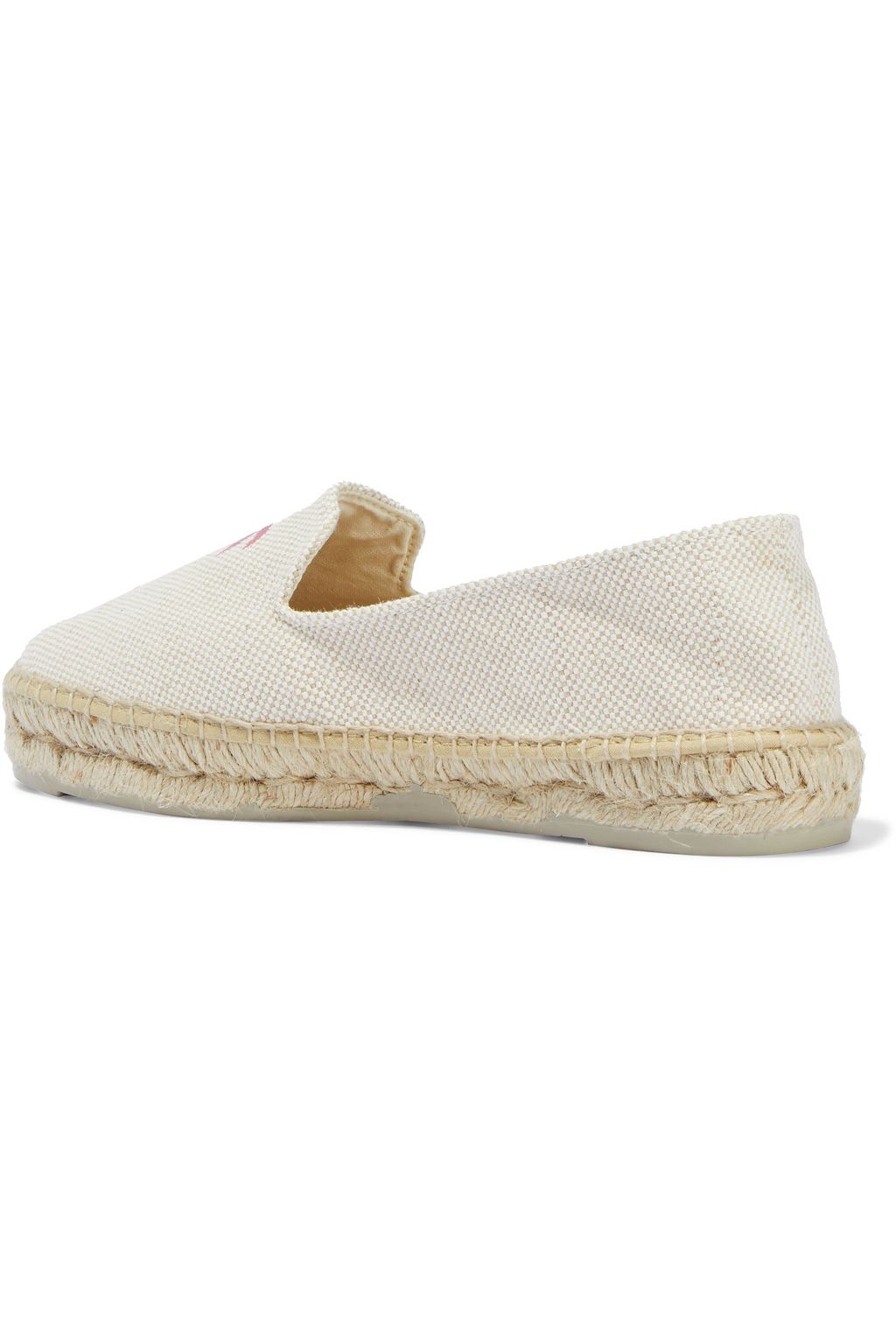 MANEBÍ Palm Springs embroidered canvas espadrilles