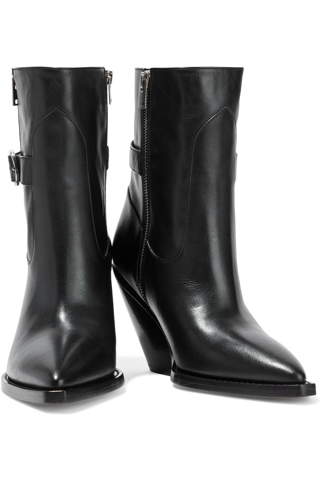 IRO Bozon buckled leather ankle boots