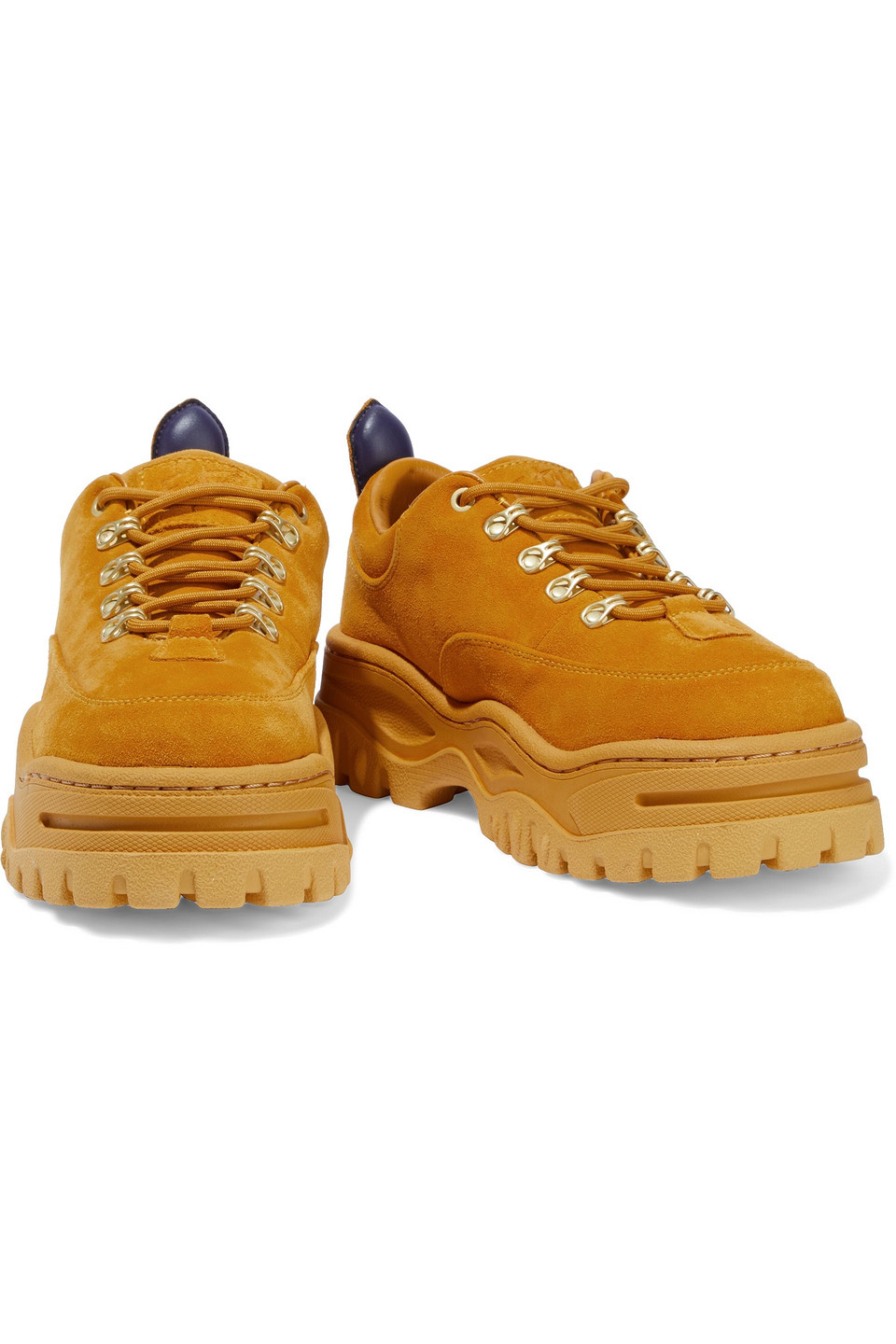 camel platform sneakers