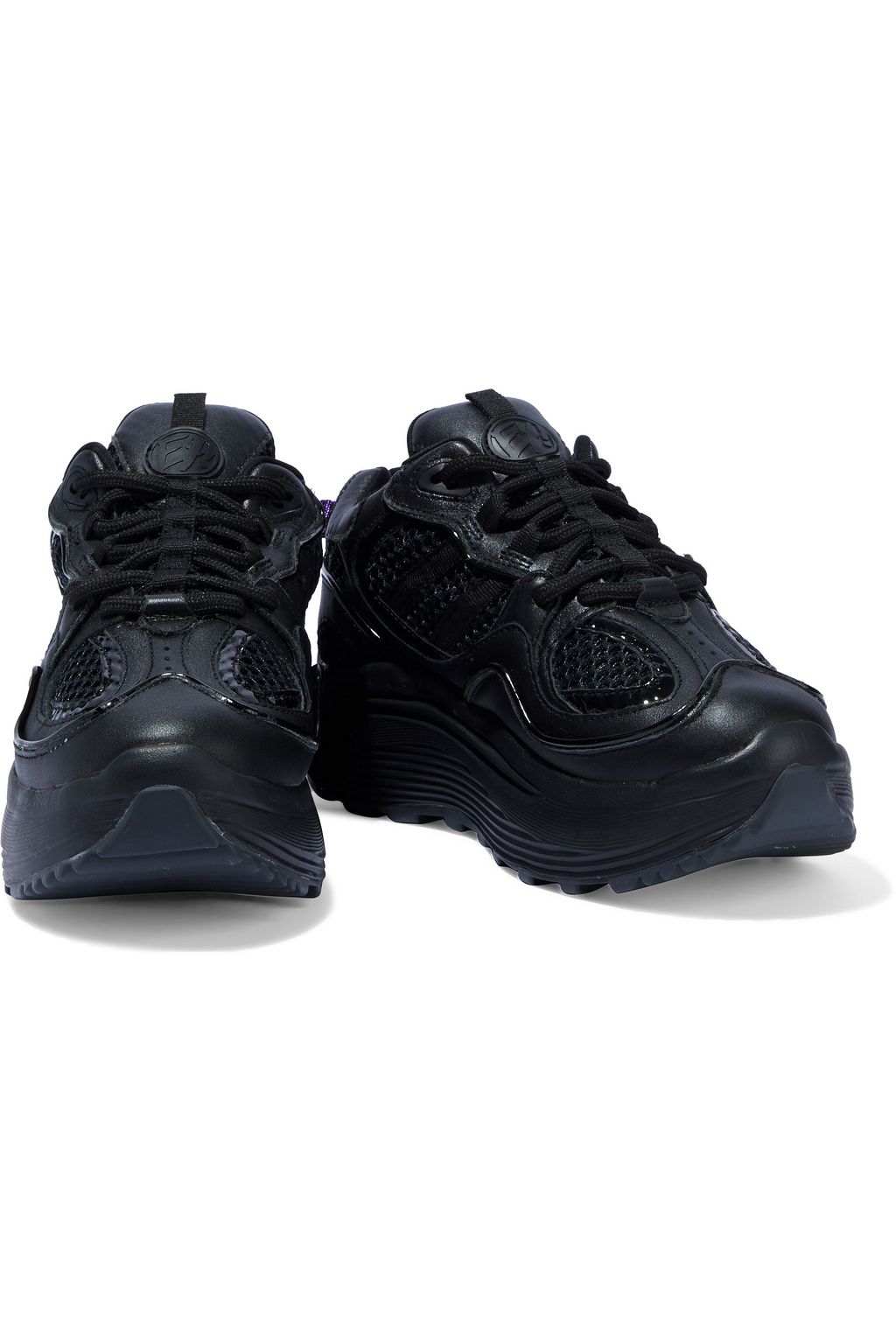 EYTYS Jet Turbo mesh, smooth and patent-leather platform sneakers