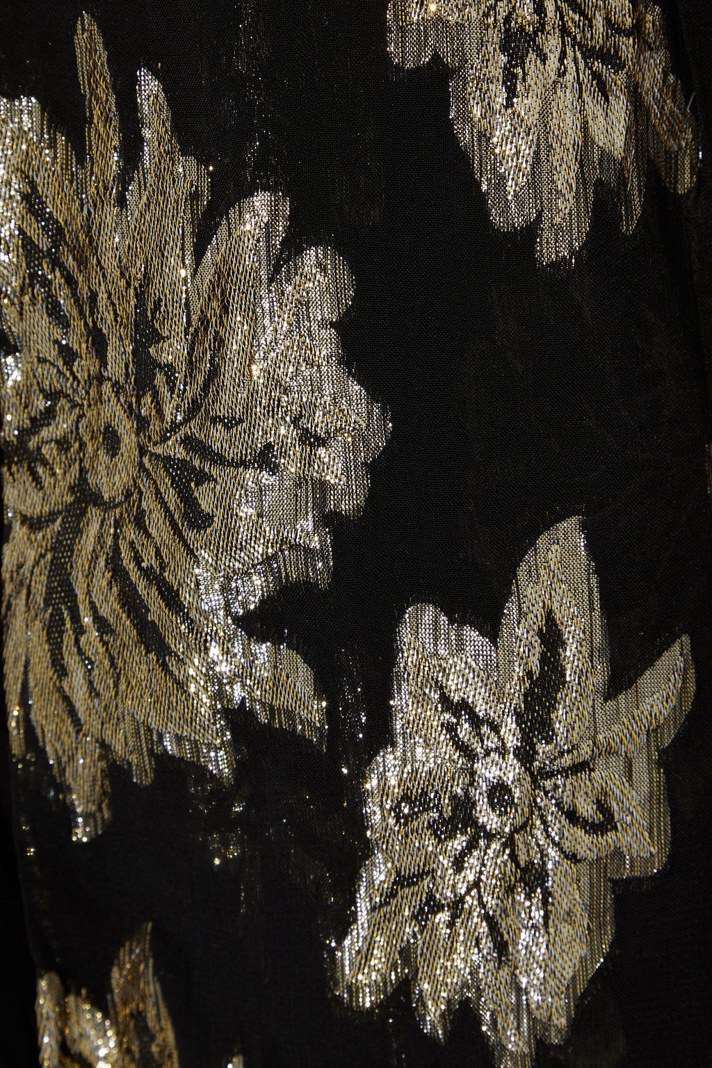 IRO Jelly metallic fil coupé chiffon blouse