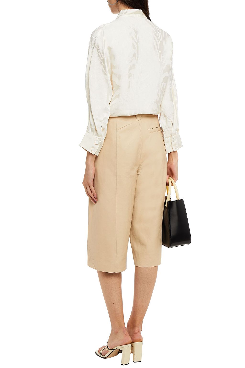CLAUDIE PIERLOT Satin-jacquard blouse