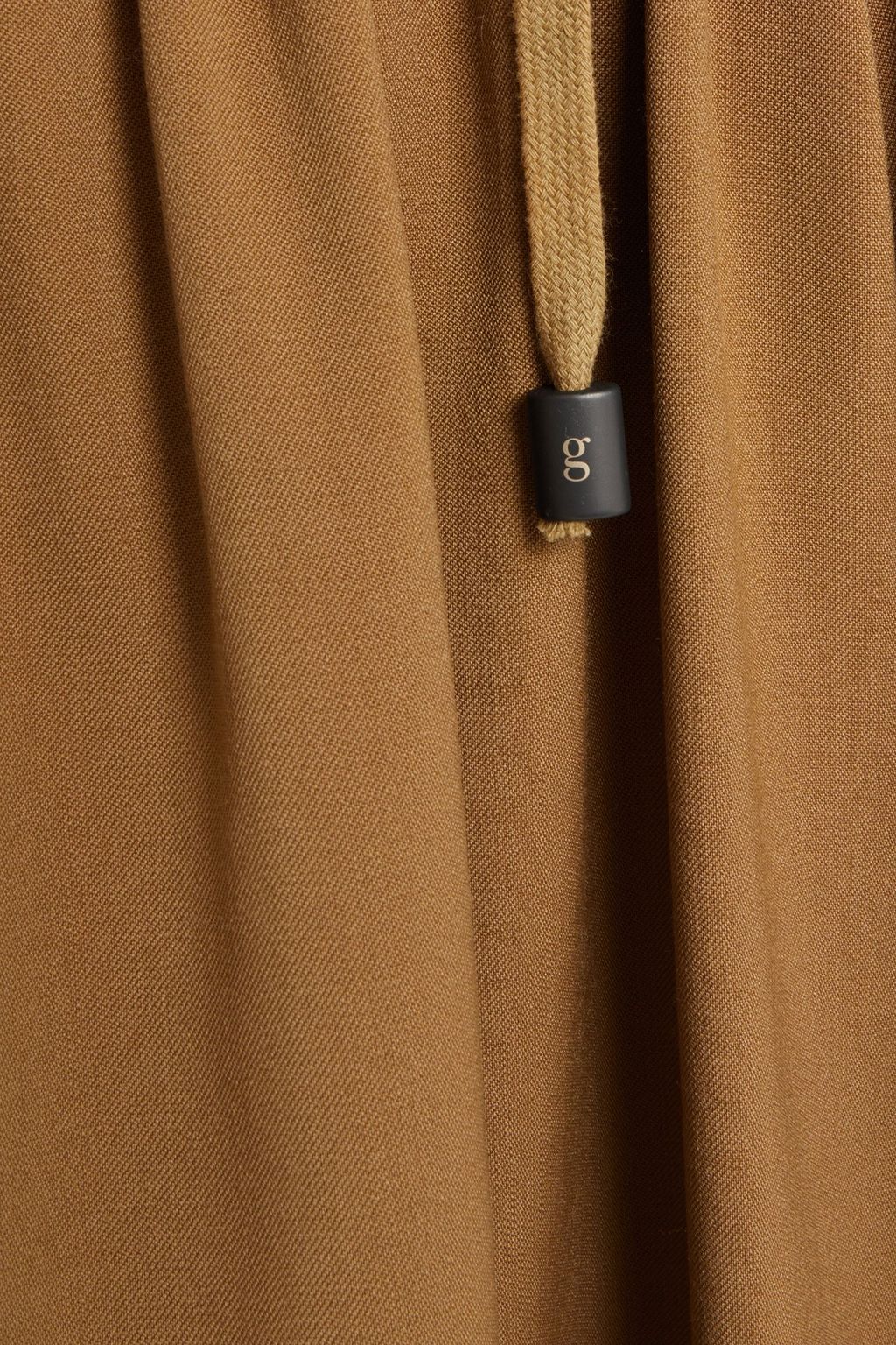GENTRYPORTOFINO Gathered wool culottes