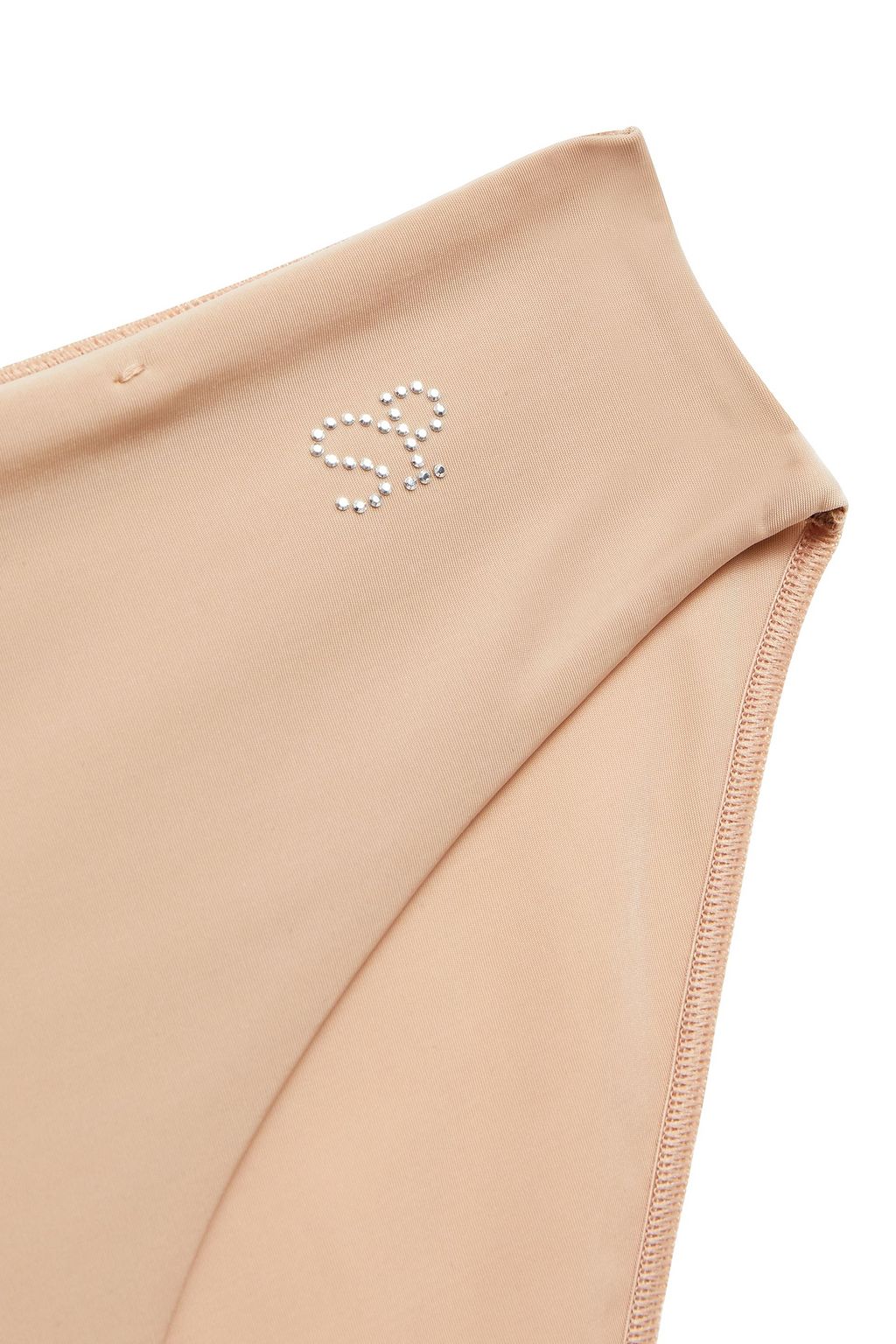 SIMONE PÉRÈLE Crystal-embellished stretch-jersey low-rise briefs