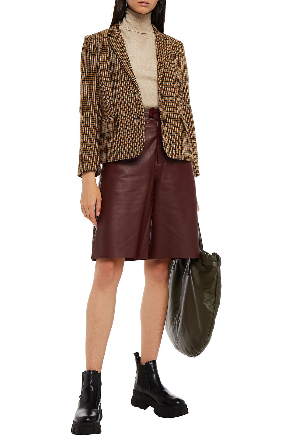 maje houndstooth blazer