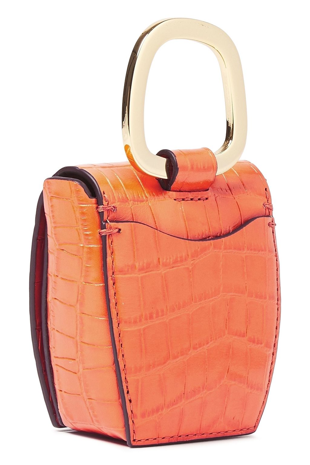 DANSE LENTE Pablo croc-effect leather shoulder bag