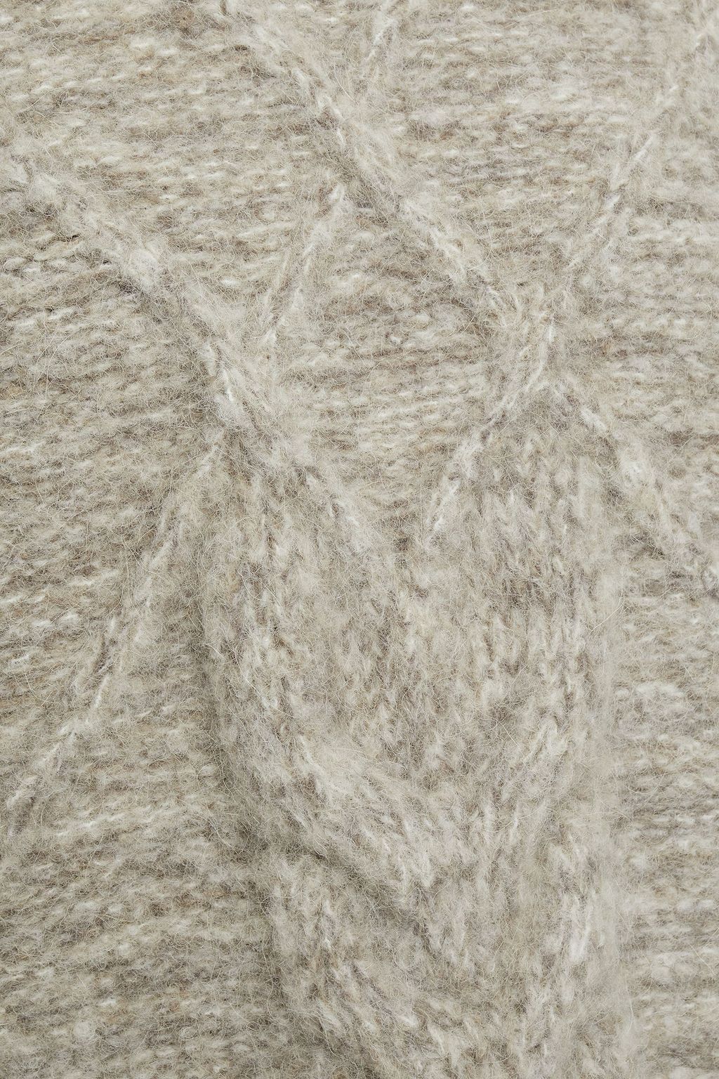 IRO Karly mélange cable-knit sweater