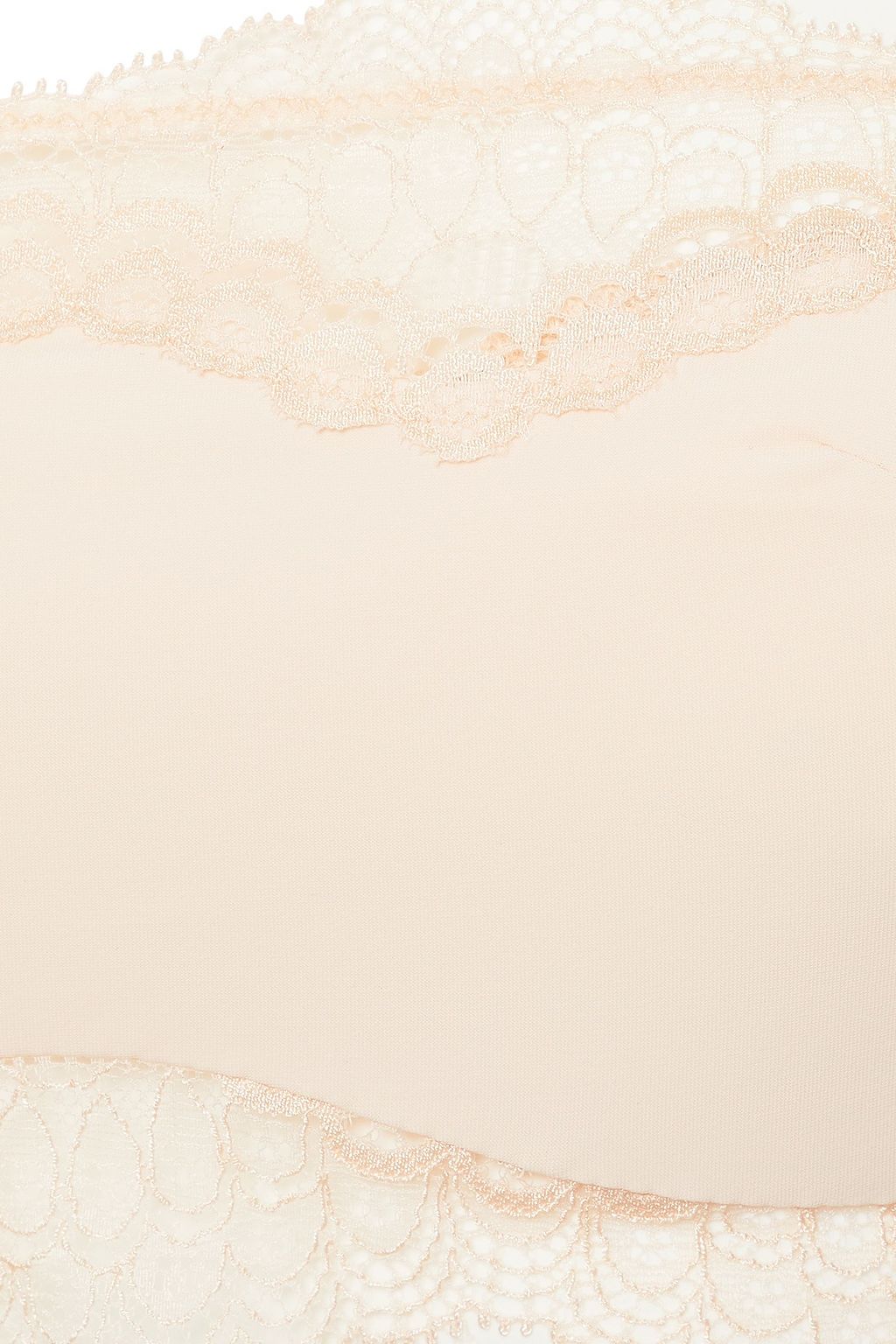 SIMONE PÉRÈLE Lace-trimmed stretch-jersey underwired bra