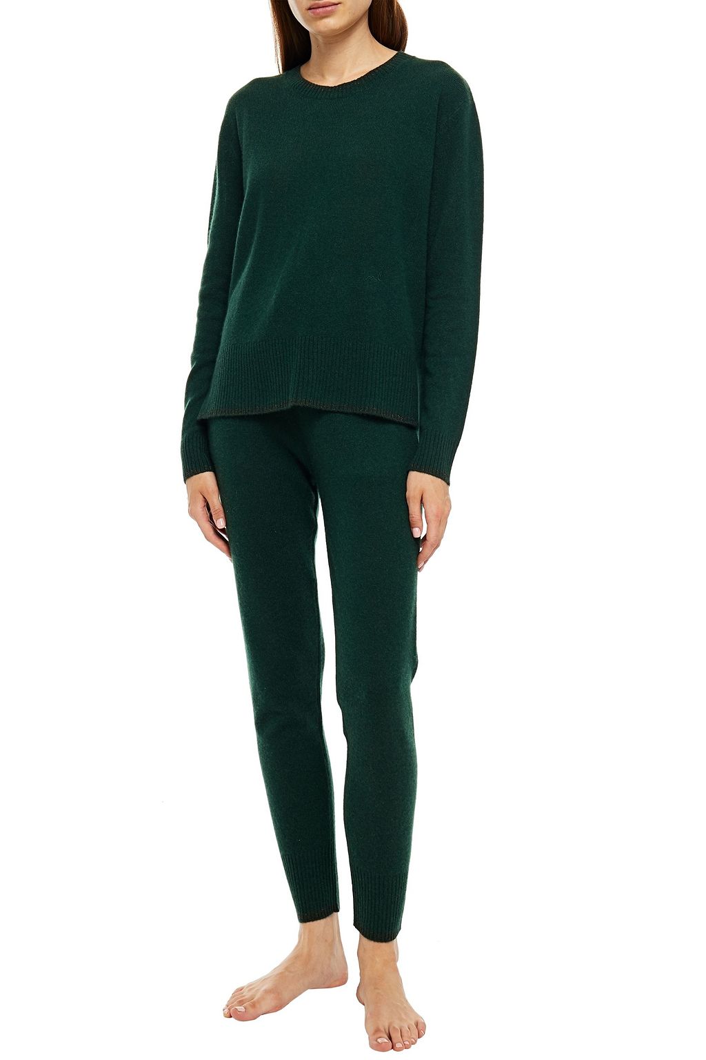 MORGAN LANE Hailey cashmere-blend pajama pants