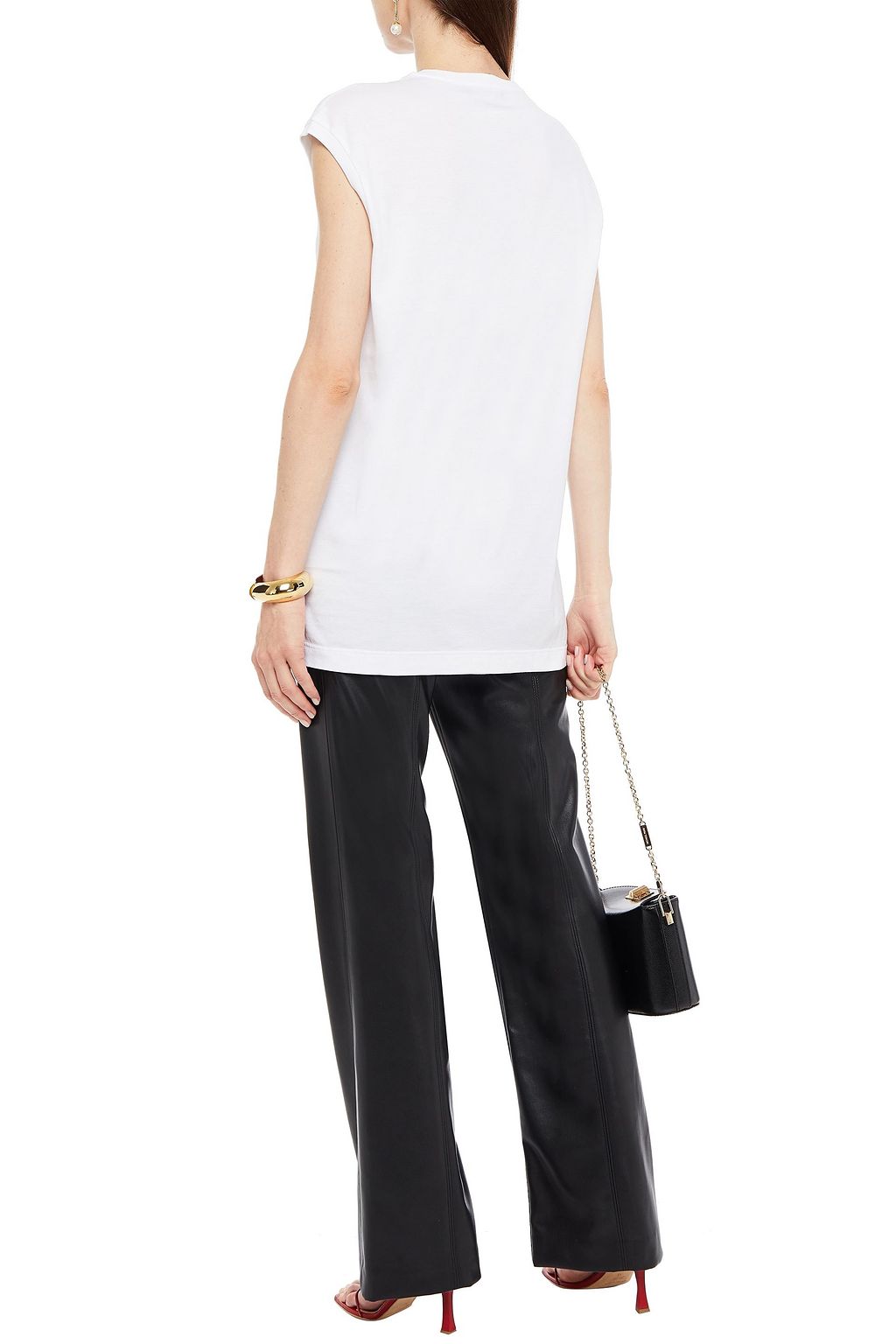 DOLCE&GABBANA Printed cotton-jersey tank