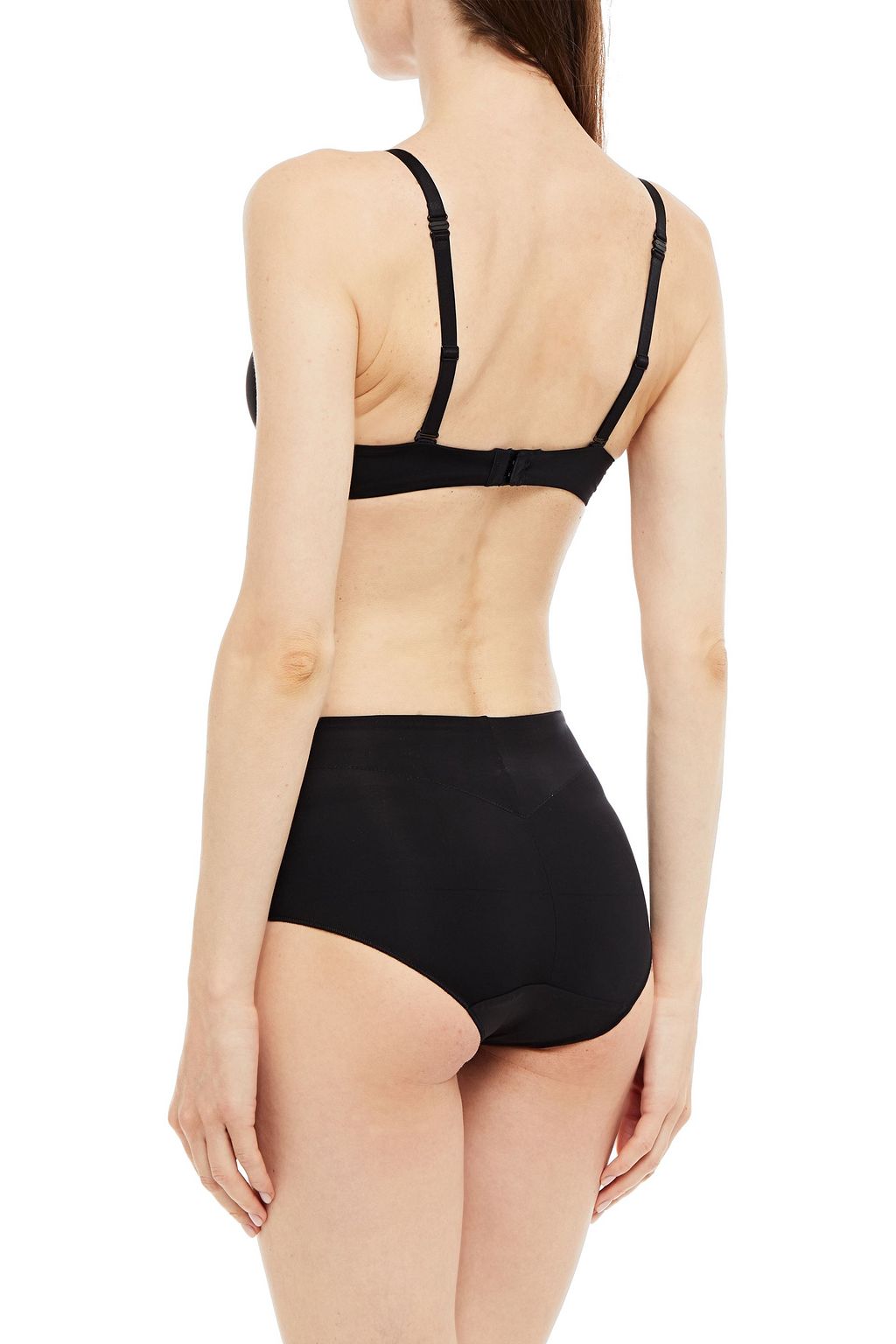 SIMONE PÉRÈLE Crystal-embellished mid-rise stretch-jersey briefs