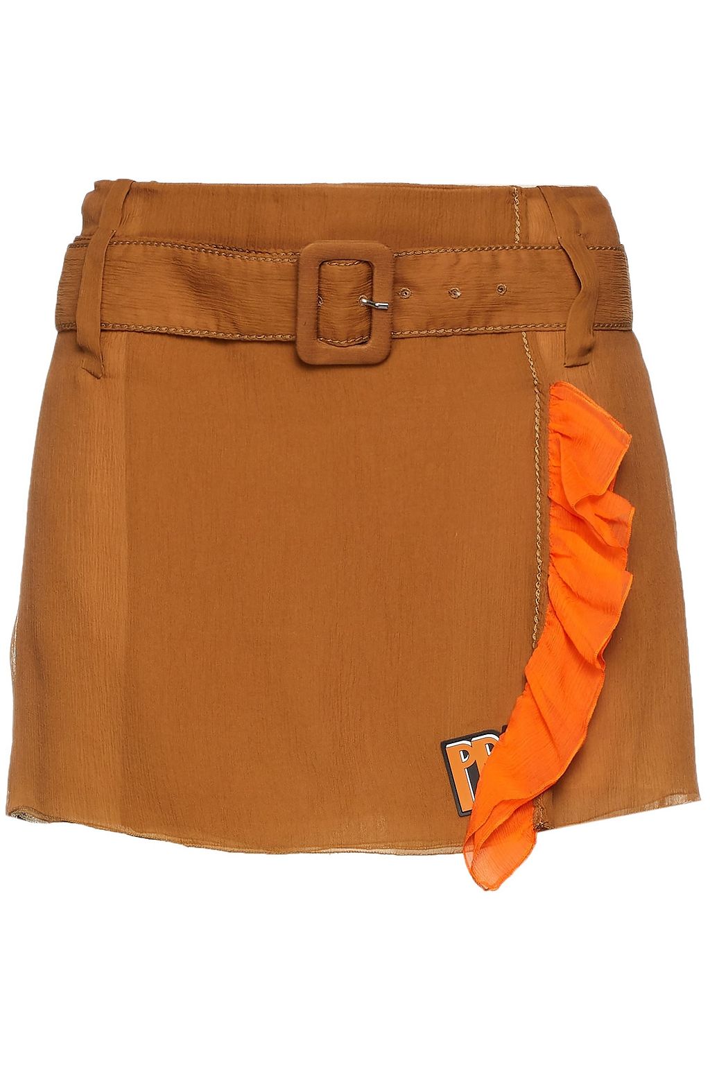 prada wrap mini skirt