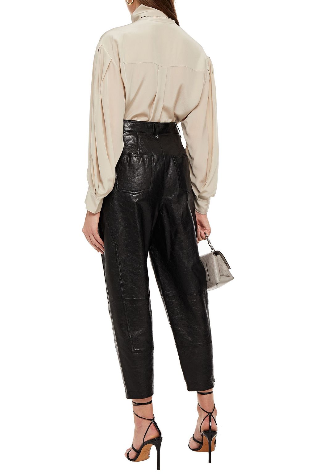 IRO Malaca silk crepe de chine turtleneck blouse