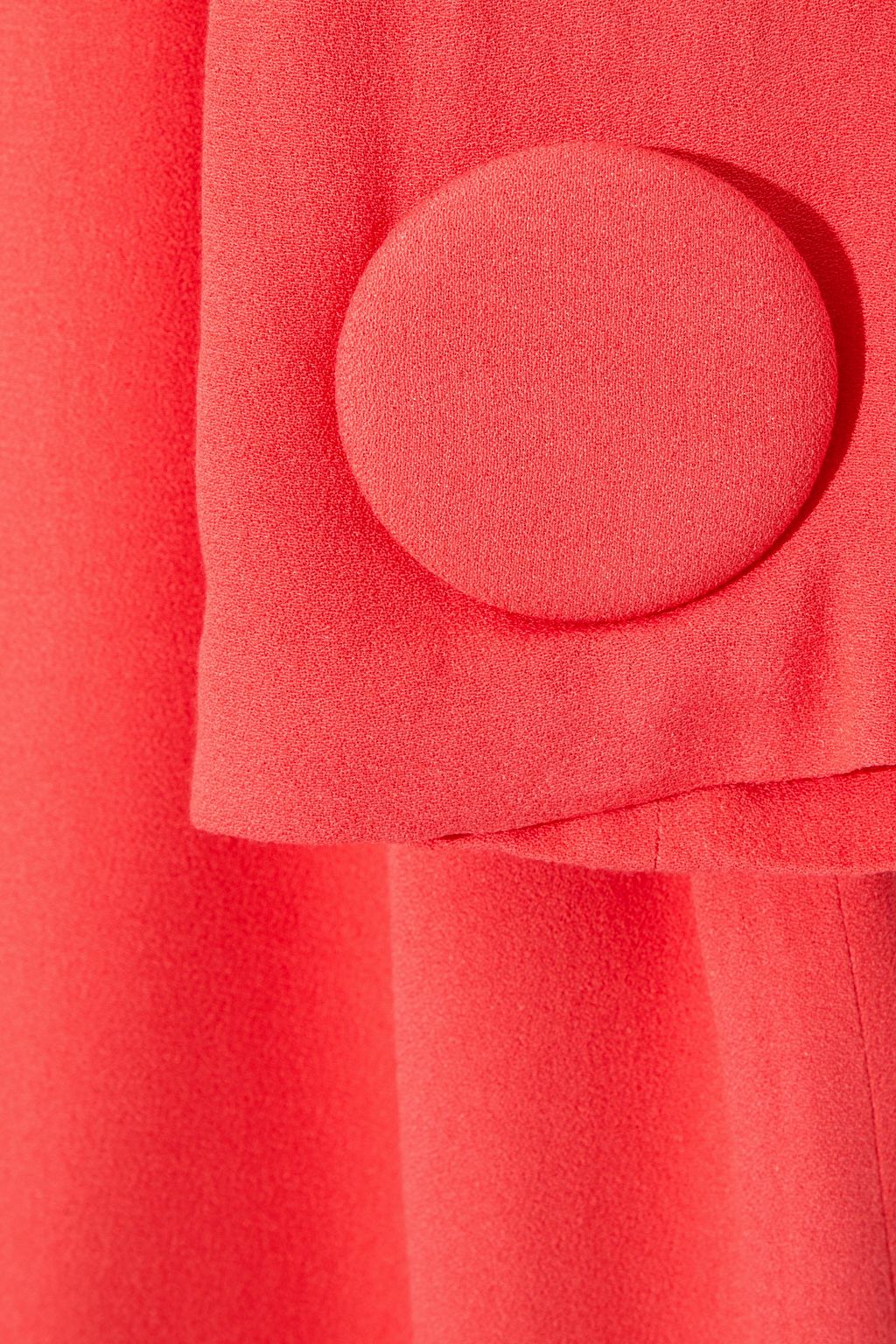 GOAT Frame button-embellished crepe mini dress