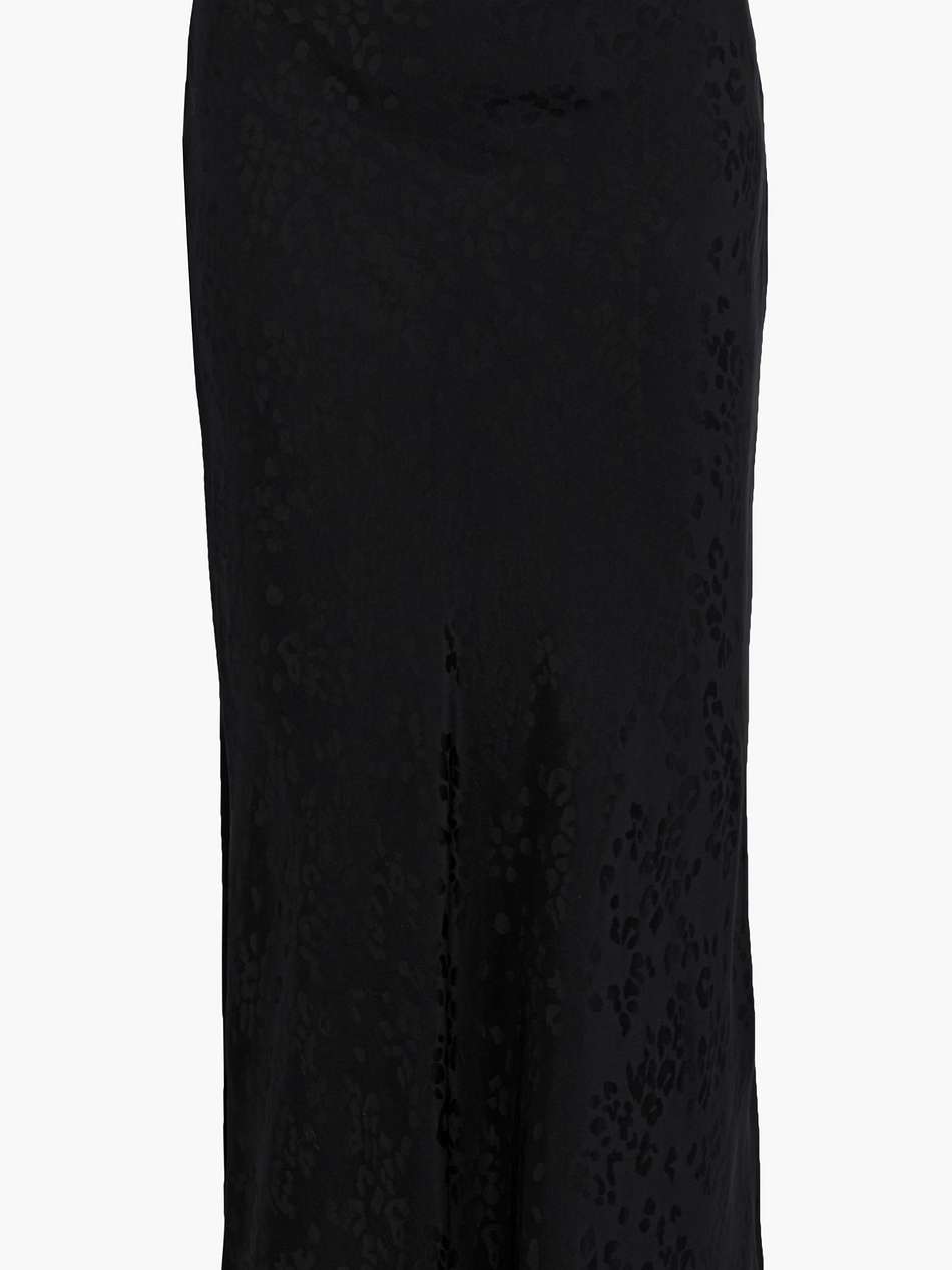 arlow satin-jacquard midi skirt