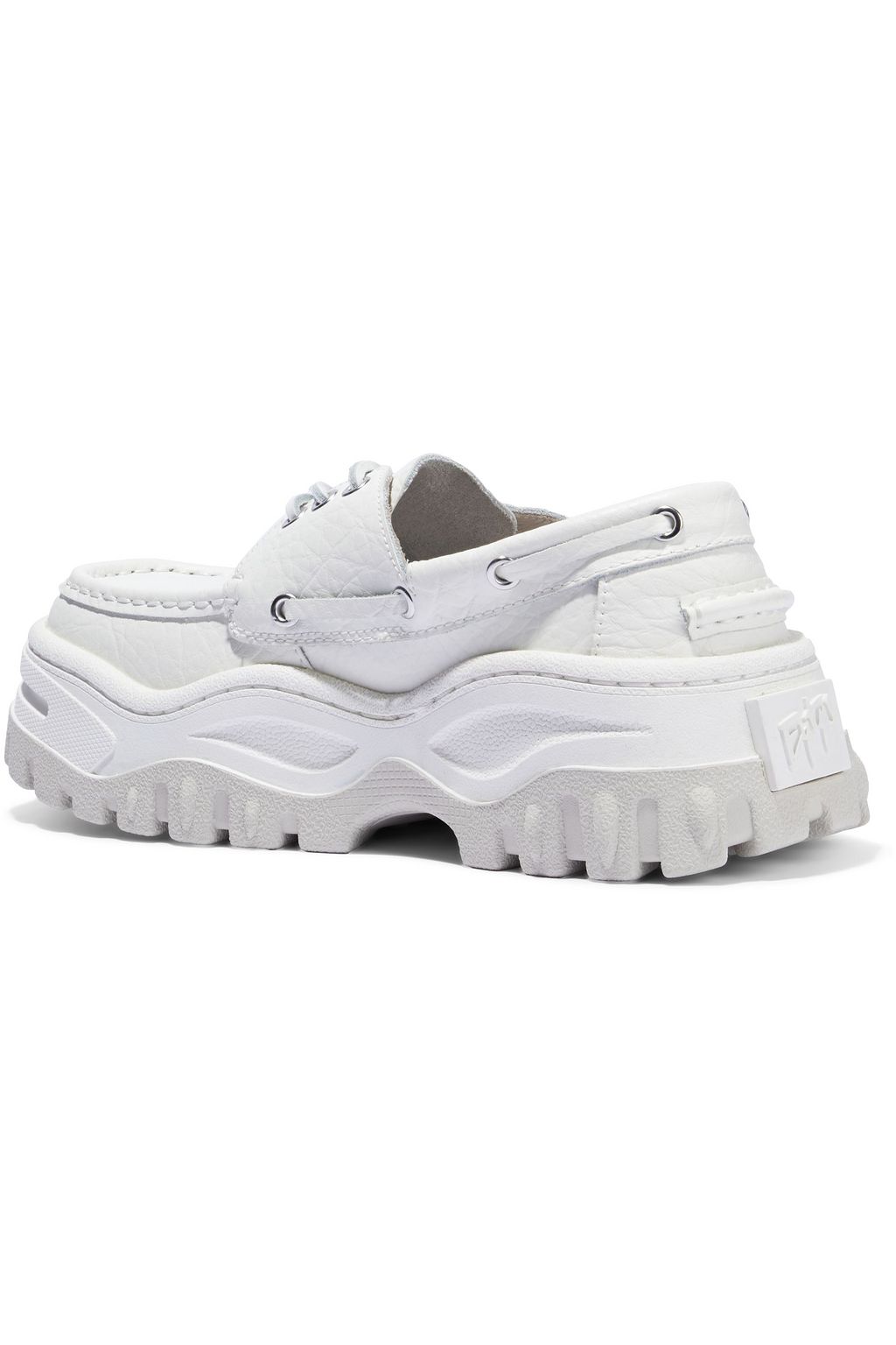 EYTYS Mykonos textured-leather exaggerated-sole sneakers