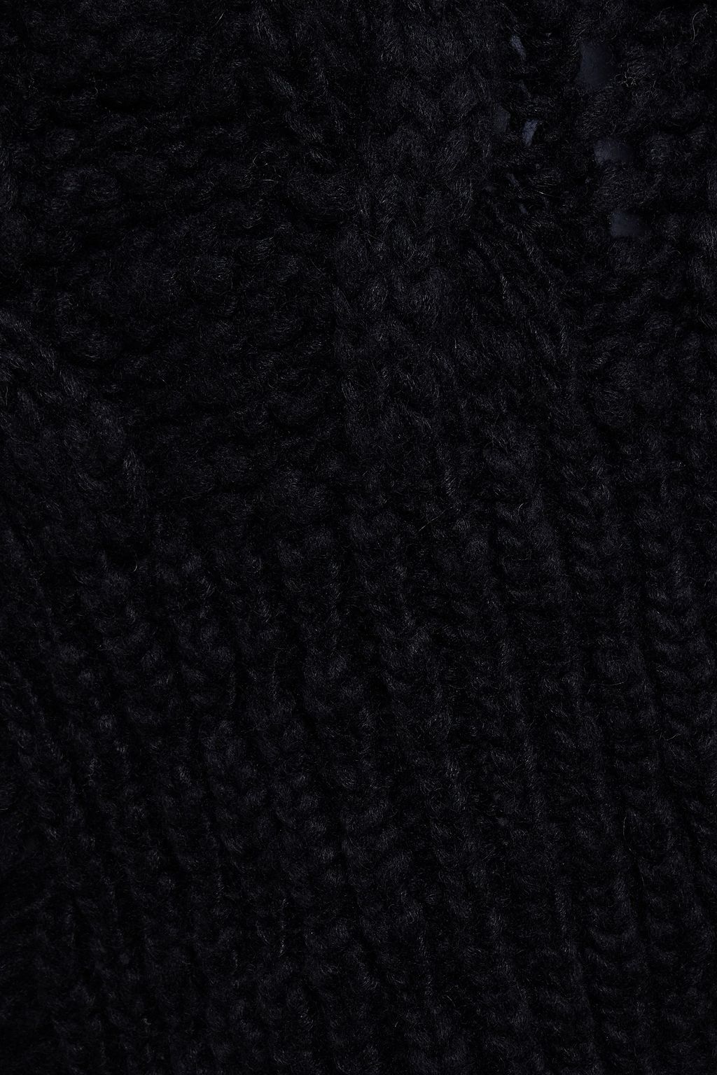 IRO Lorida Pullover aus einer Wollmischung mit Zopf- und Lochstrickmuster