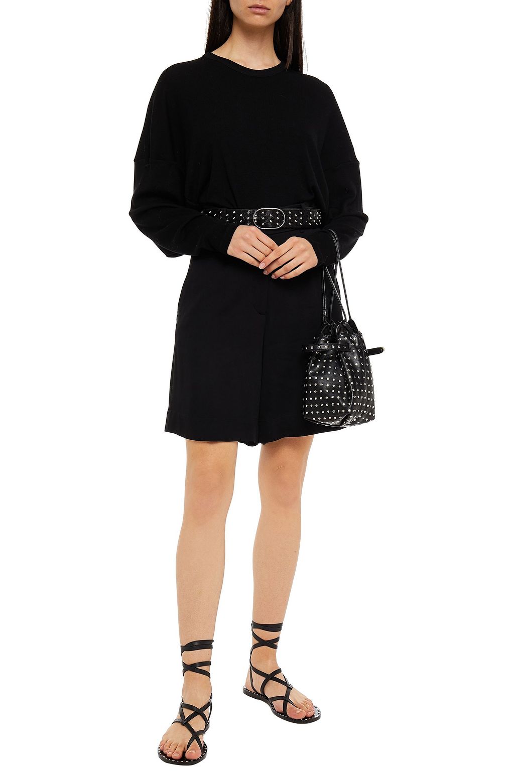 IRO Lizzy ribbed wool-jersey top