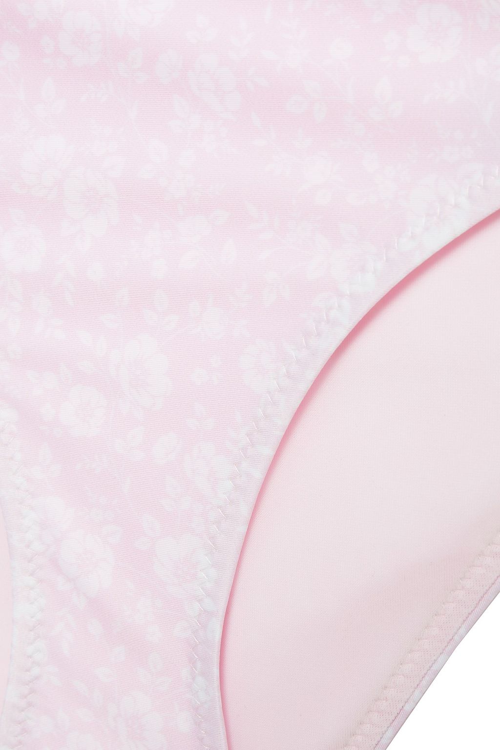 GANNI Floral-print high-rise bikini briefs