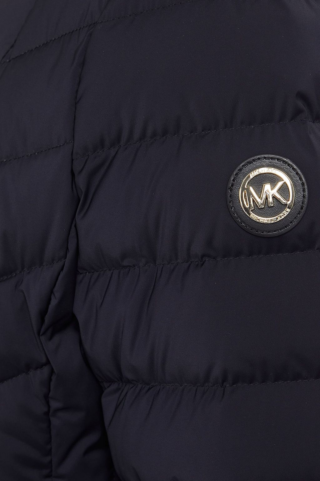 MICHAEL MICHAEL KORS キルティングシェル加工生地 フード付きダウンジャケット