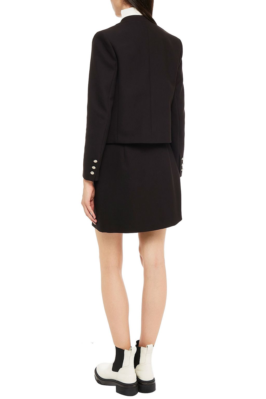 CLAUDIE PIERLOT Veggie embellished crepe jacket