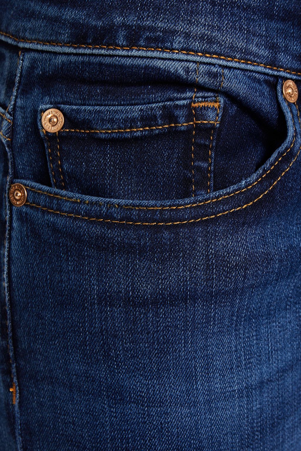 7 FOR ALL MANKIND Frayed mid-rise kick-flare jeans