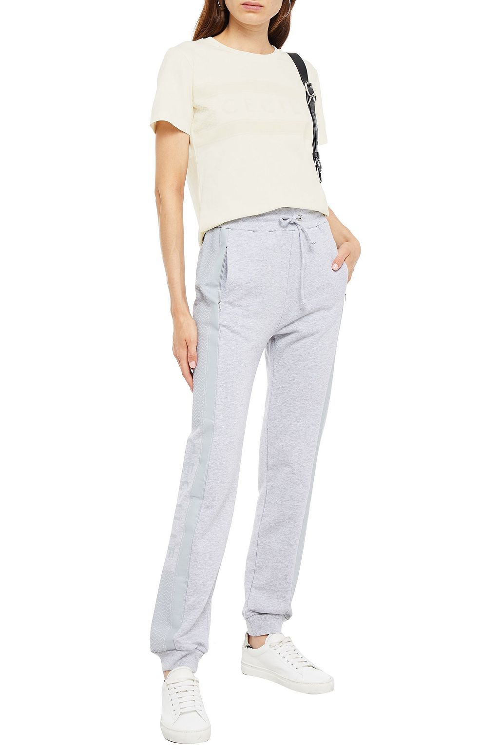 SUMMERY COPENHAGEN Ramone printed organic cotton-fleece track pants