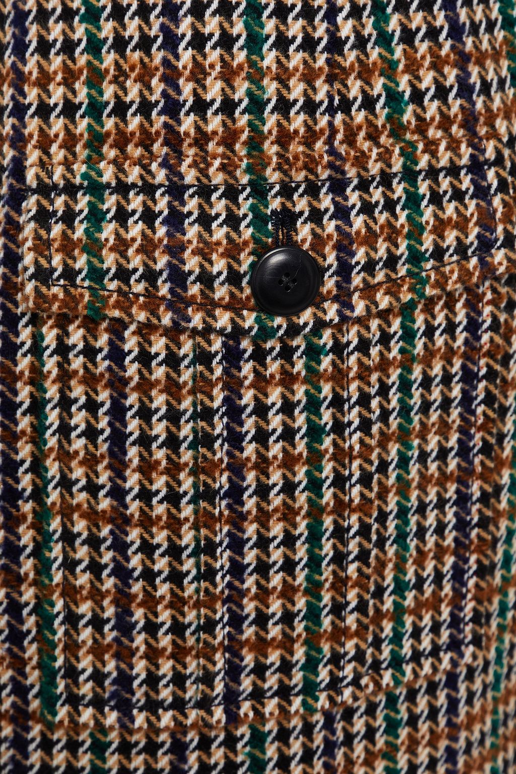 CLAUDIE PIERLOT Houndstooth tweed mini skirt