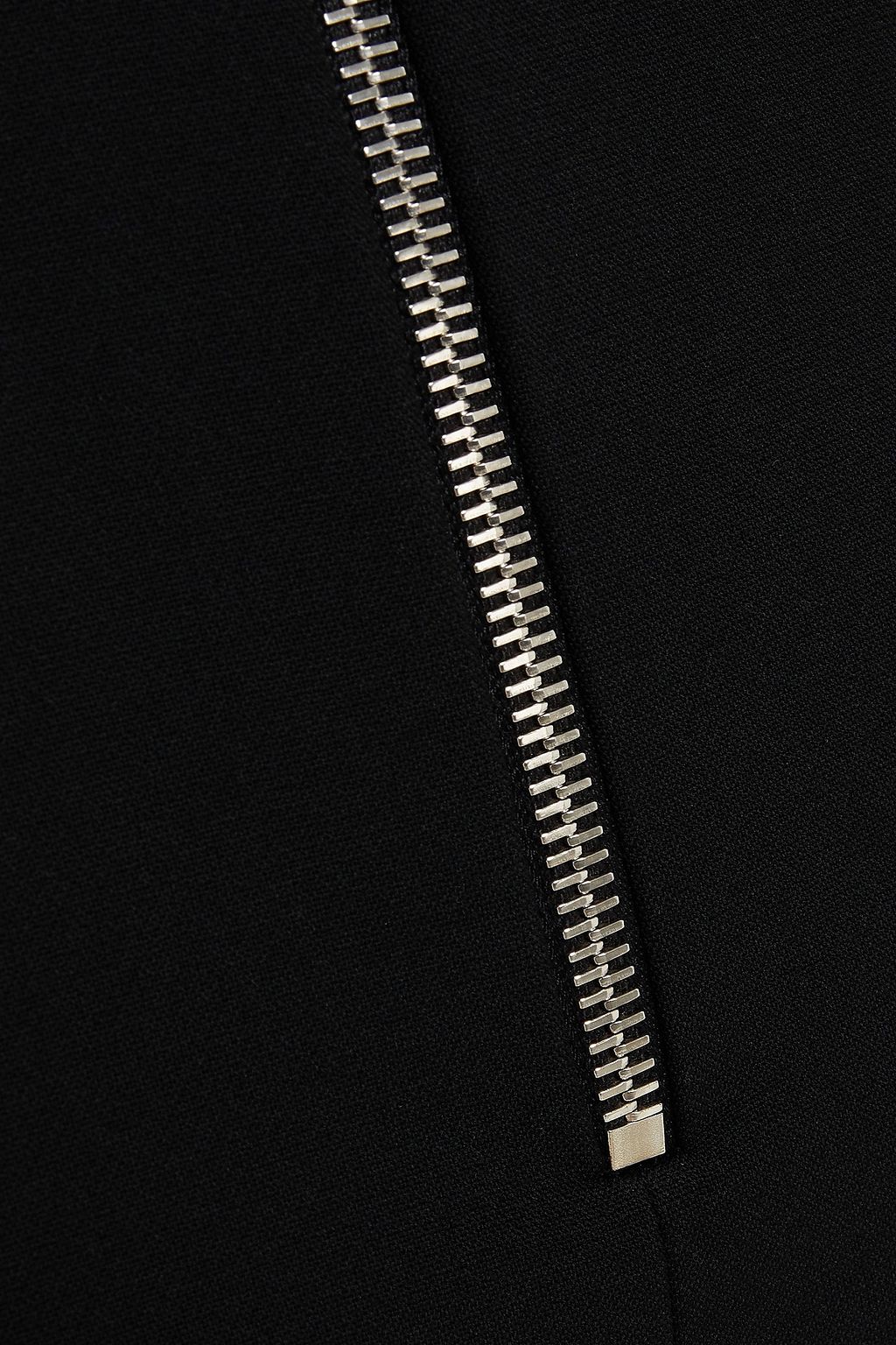 MAJE Zip-detailed crepe straight-leg pants