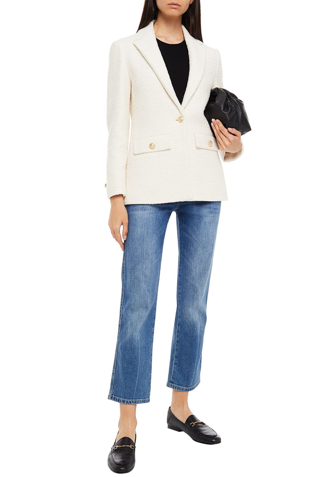 MAJE Cotton-blend tweed jacket
