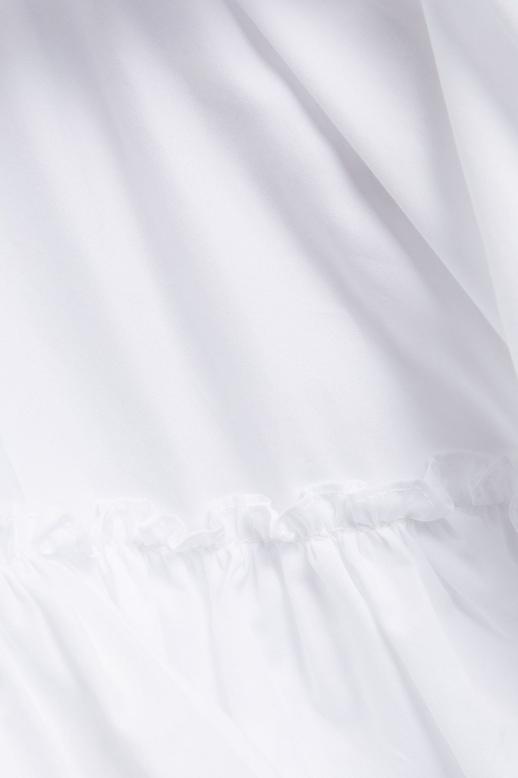SIMONE ROCHA Oversized ruffled cotton-poplin top