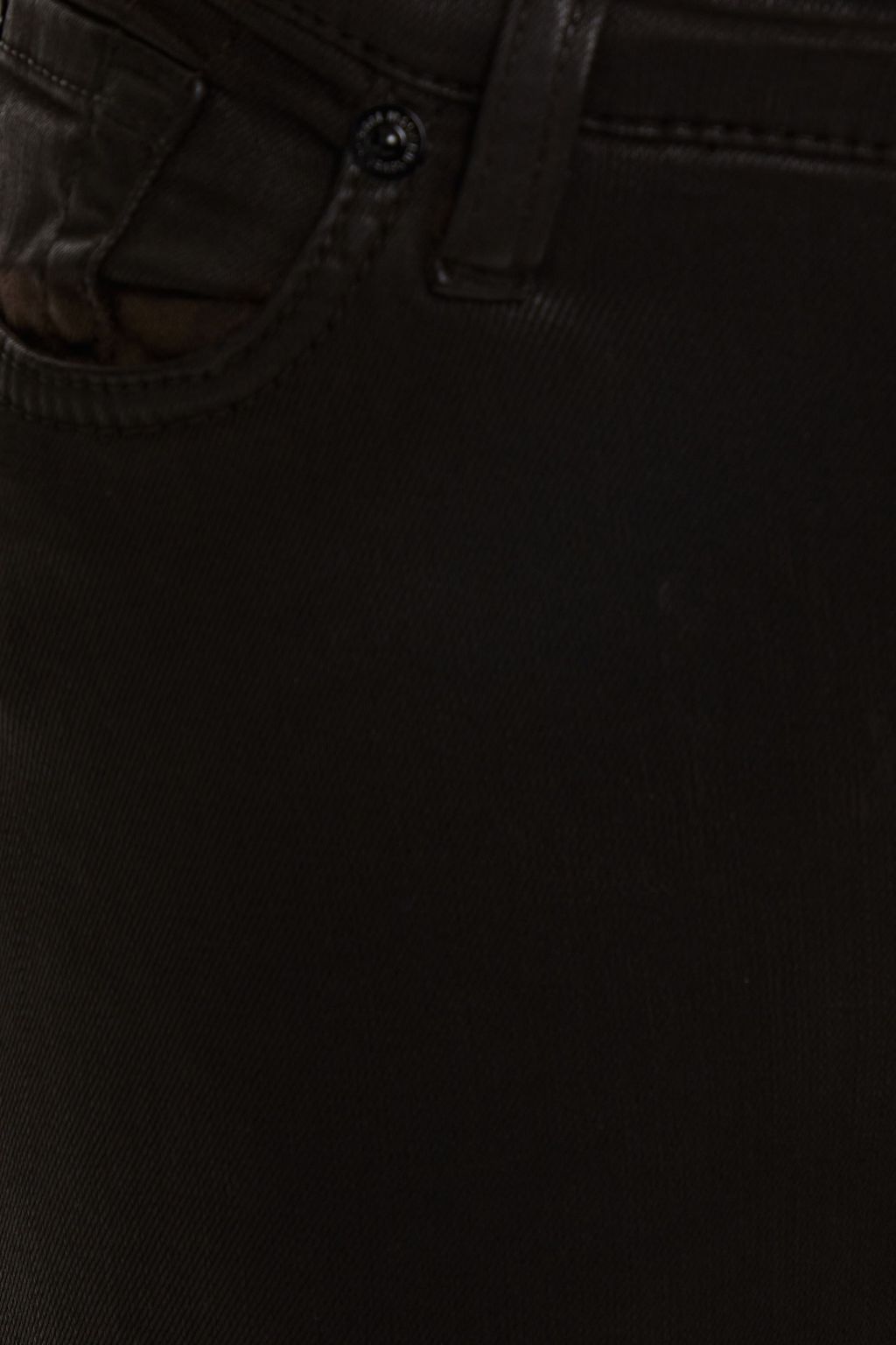 7 FOR ALL MANKIND The Skinny coated mid-rise skinny jeans