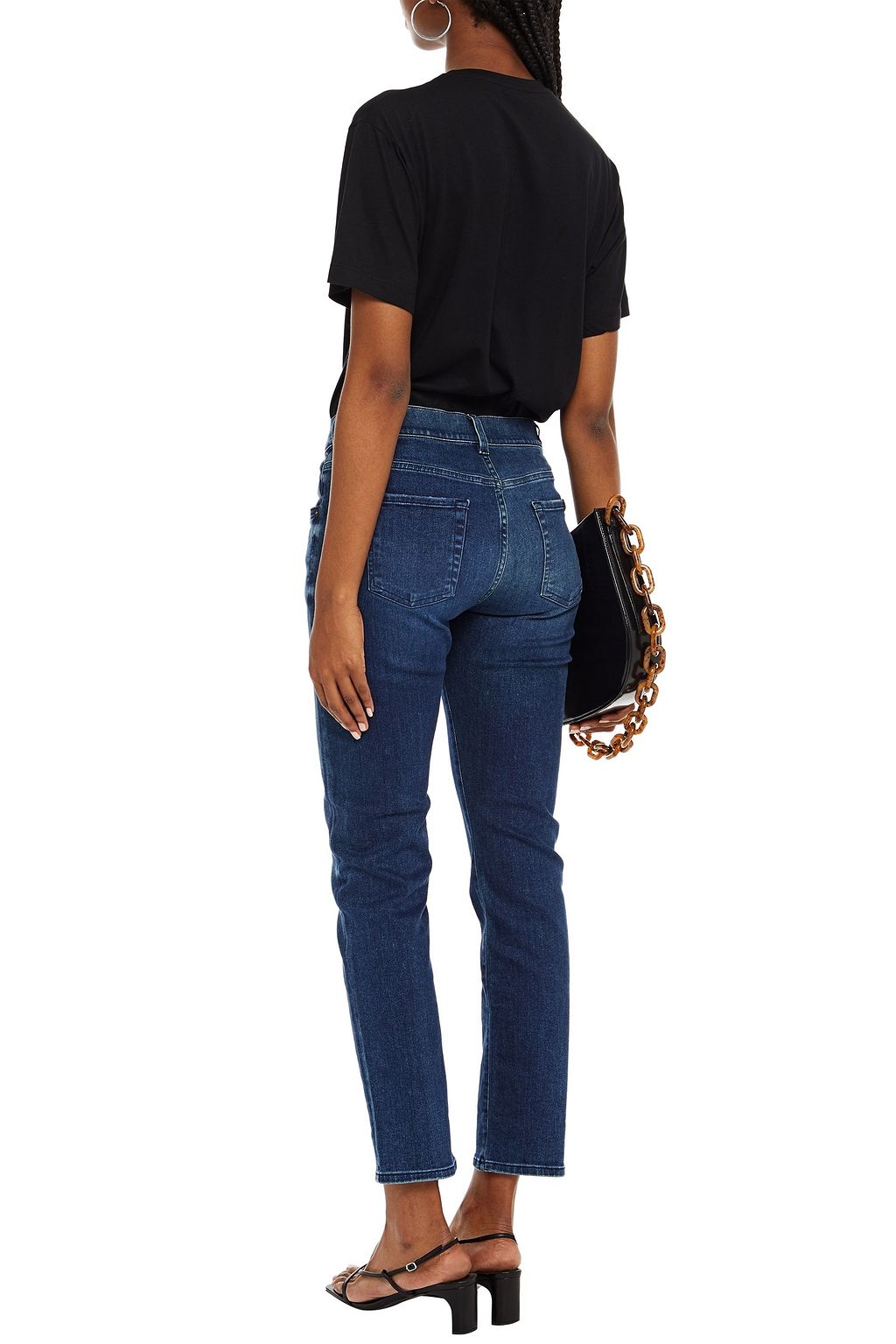 7 FOR ALL MANKIND Mid-rise skinny jeans