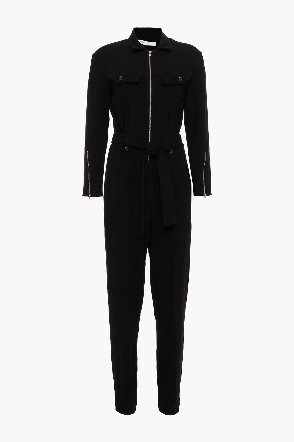 Black Papritera crepe jumpsuit | MAJE | THE OUTNET